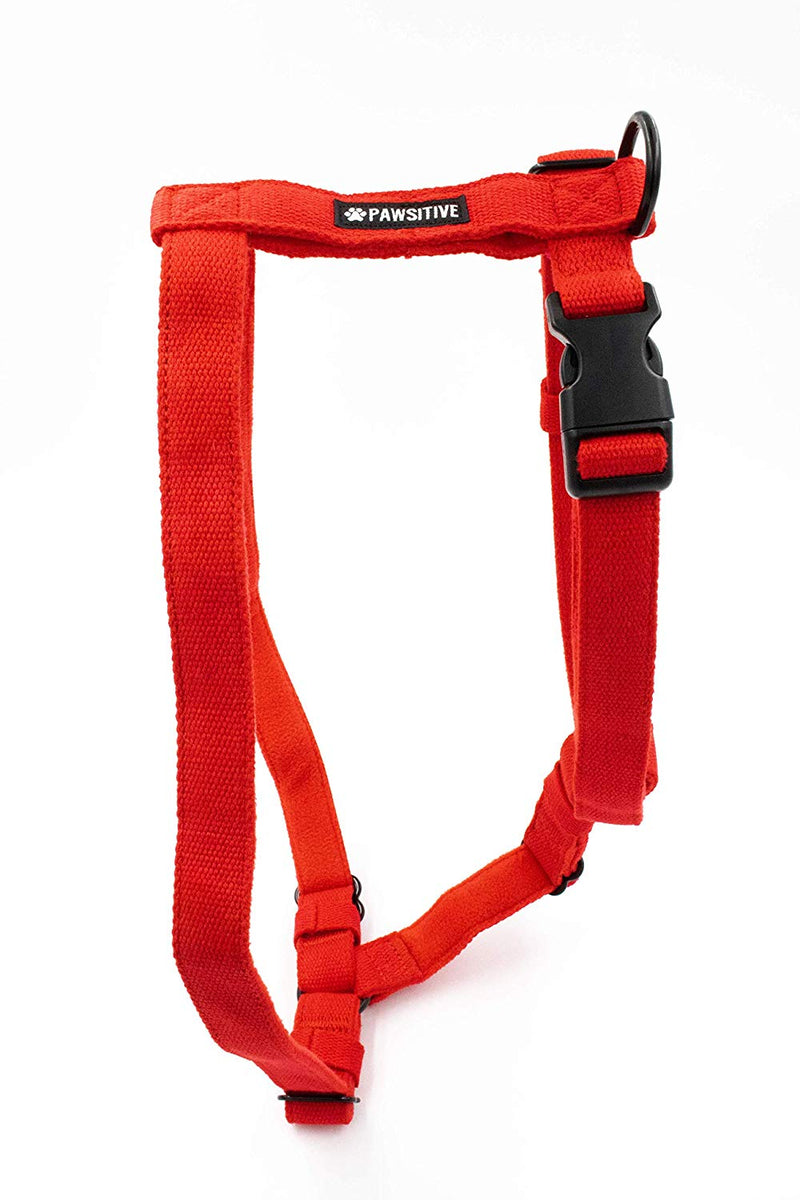 Hemp Dog Harness - (Red, Blue, Green, Black, Beige, or Pink) —