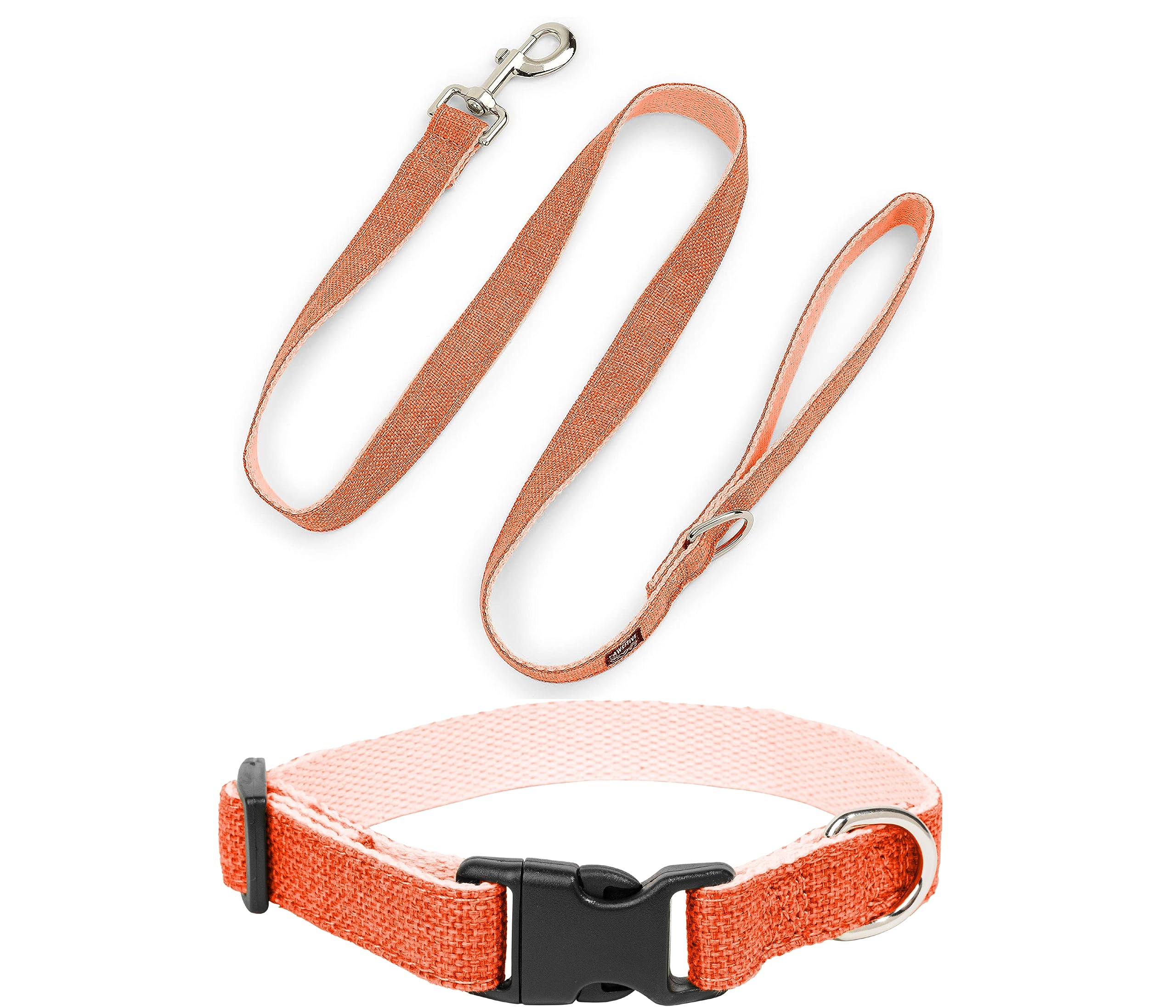 Pawsitive Hemp Collar - Hypoallergenic, Soft Organic Collar for Dogs with Sensitive Skin (Large, Green)