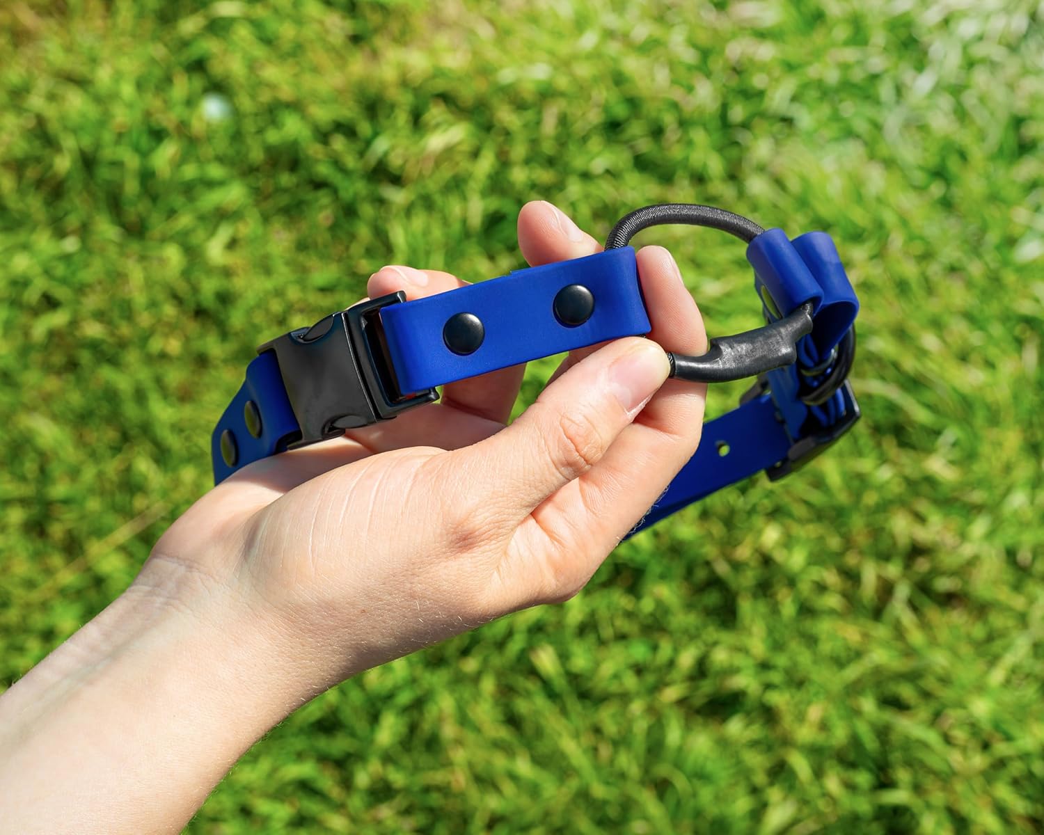 Bungee Collar for ecollar, Compatible with Mini Educator, e Collar Replacement Strap (Red 3/4
