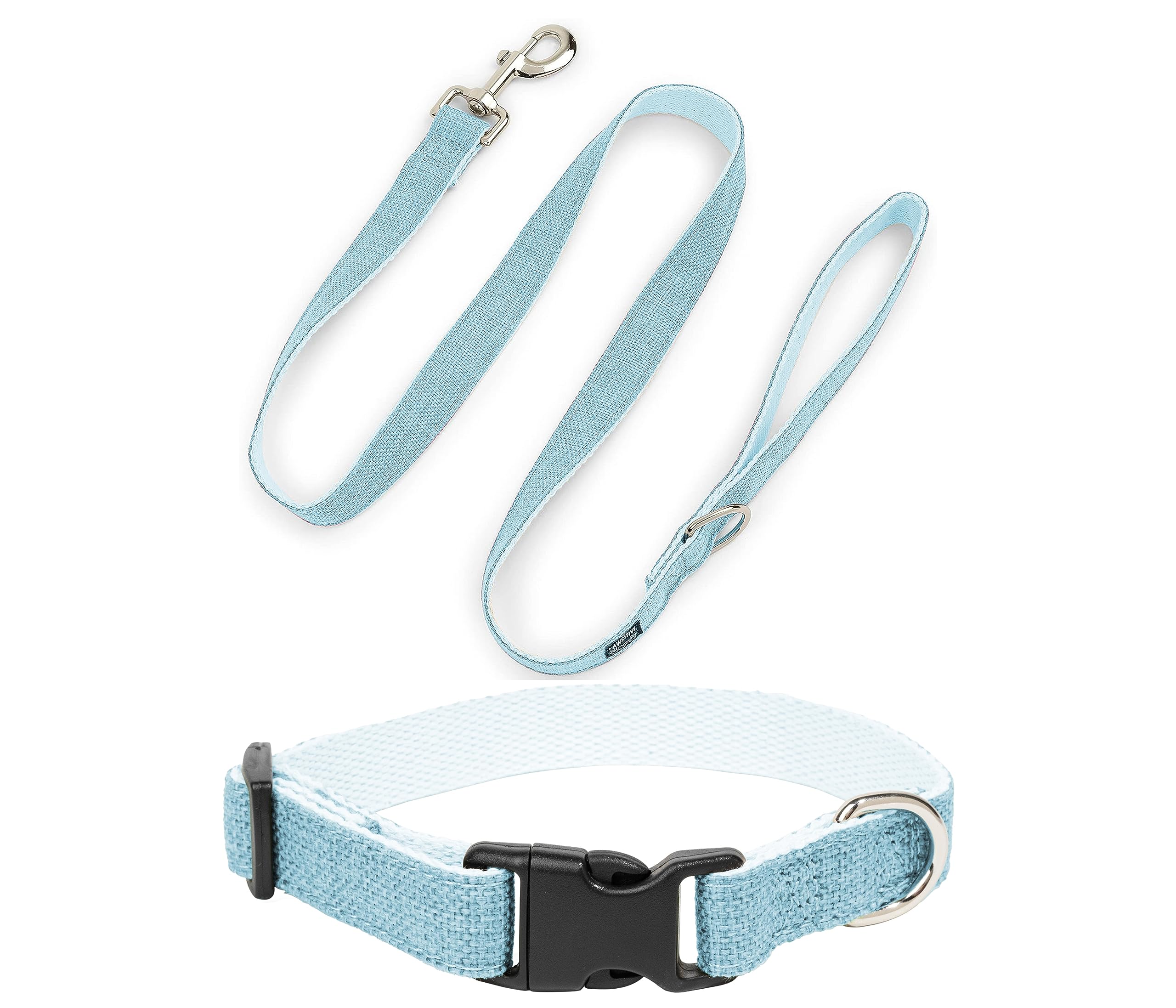 Pawsitive Hemp Collar - Hypoallergenic, Soft Organic Collar for Dogs with Sensitive Skin (Large, Green)