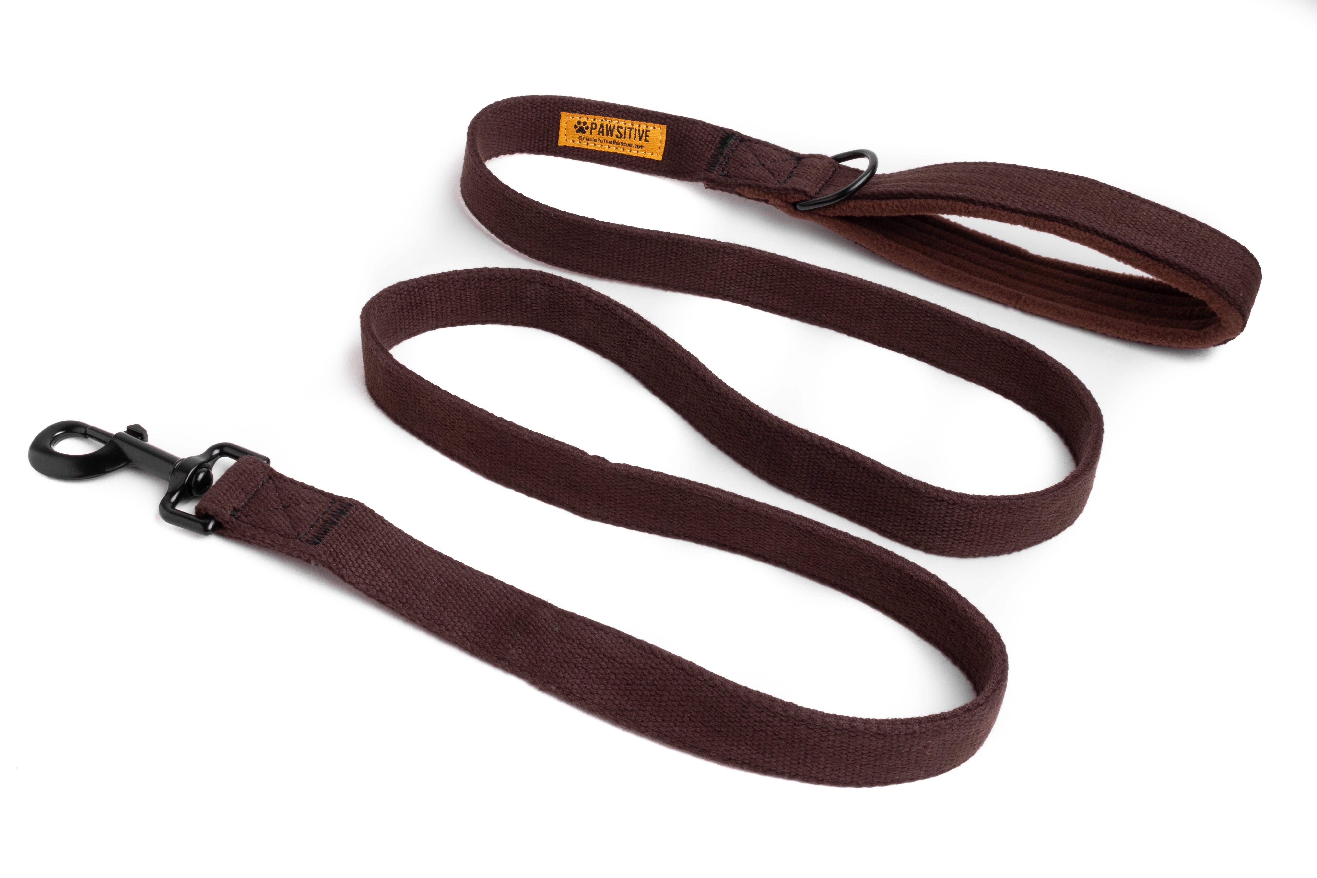 Hemp Padded Handle Leash - Gracie To The Rescue