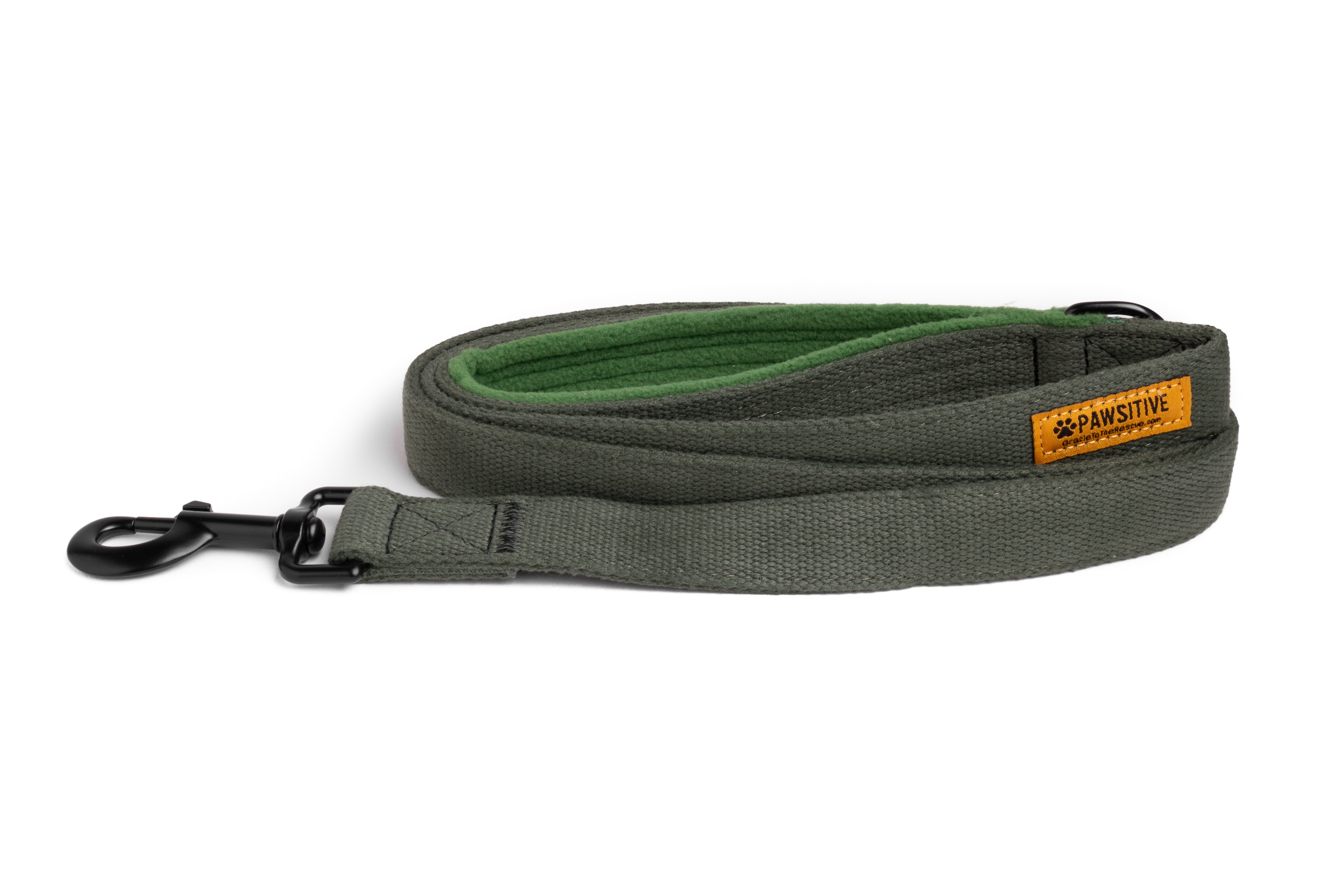 Hemp Padded Handle Leash - Gracie To The Rescue