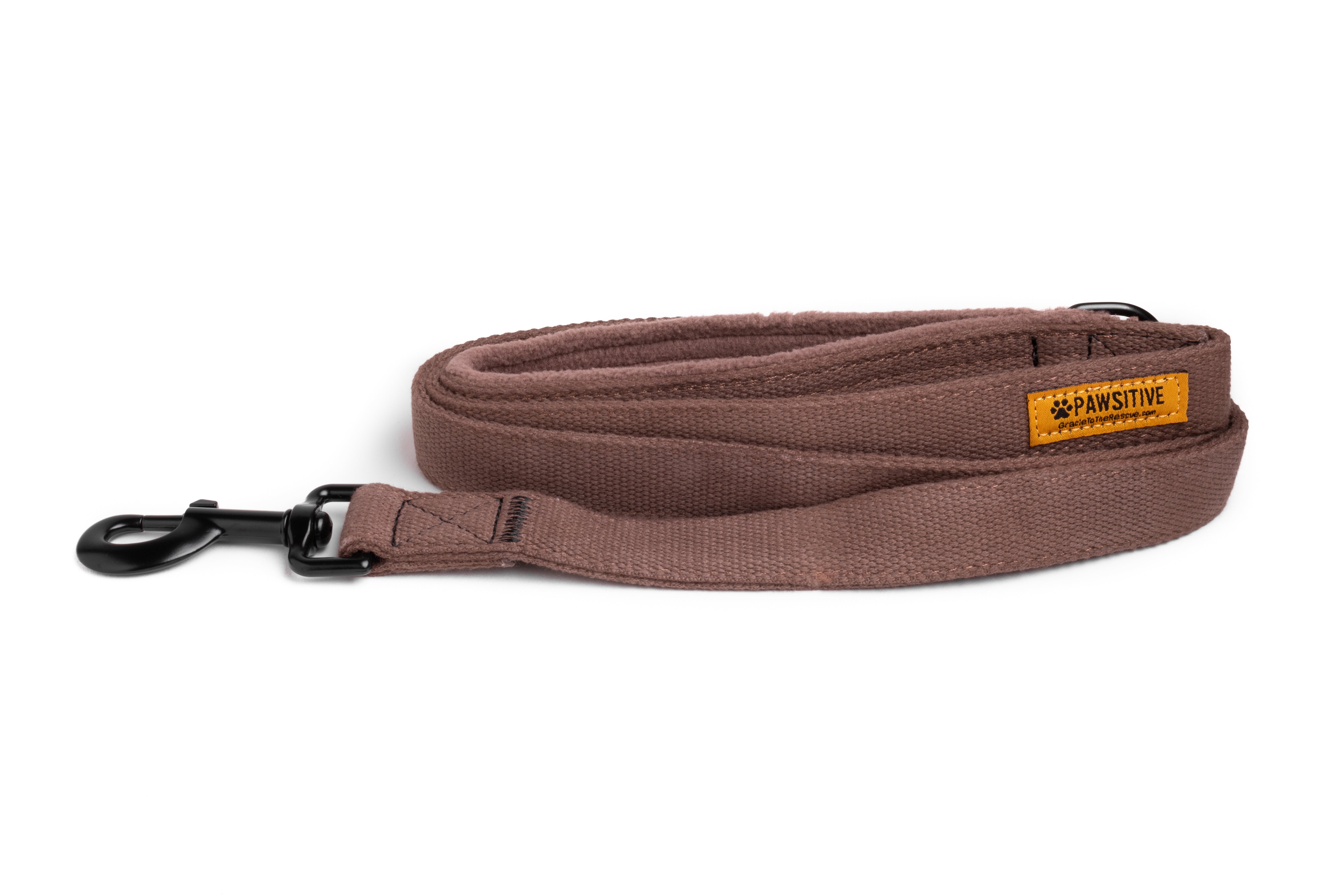 Hemp Padded Handle Leash - Gracie To The Rescue